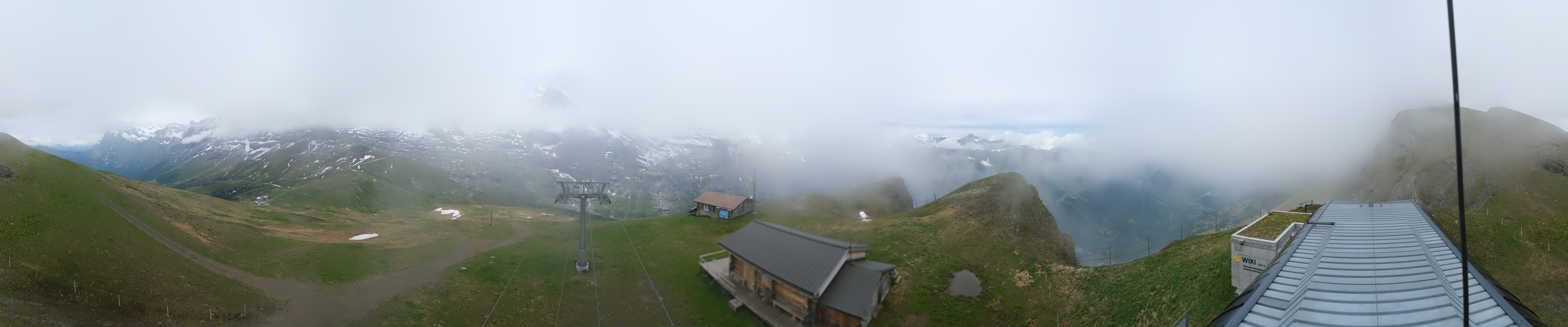 Archived image Webcam Top Station Lauberhorn, Grindelwald