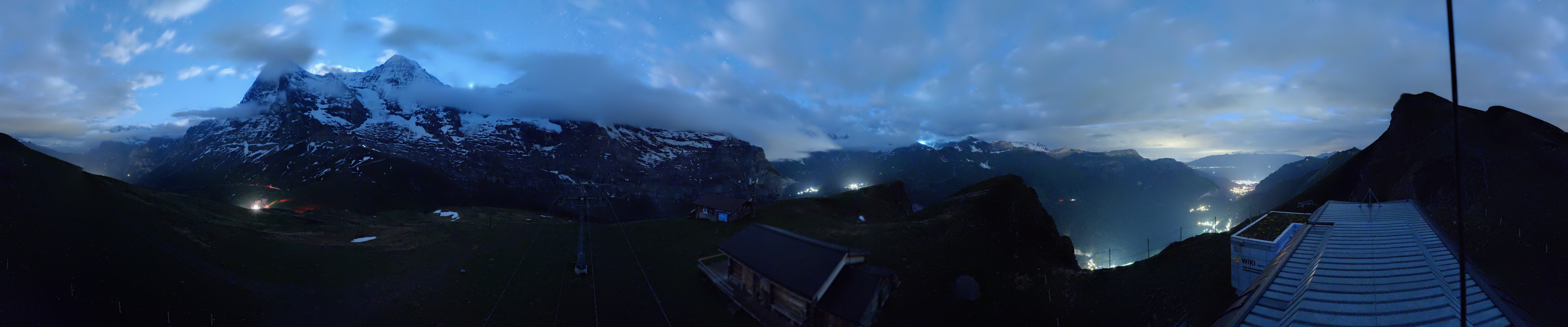 Archiv Foto Webcam Kleine Scheidegg-Lauberhorn, Grindelwald
