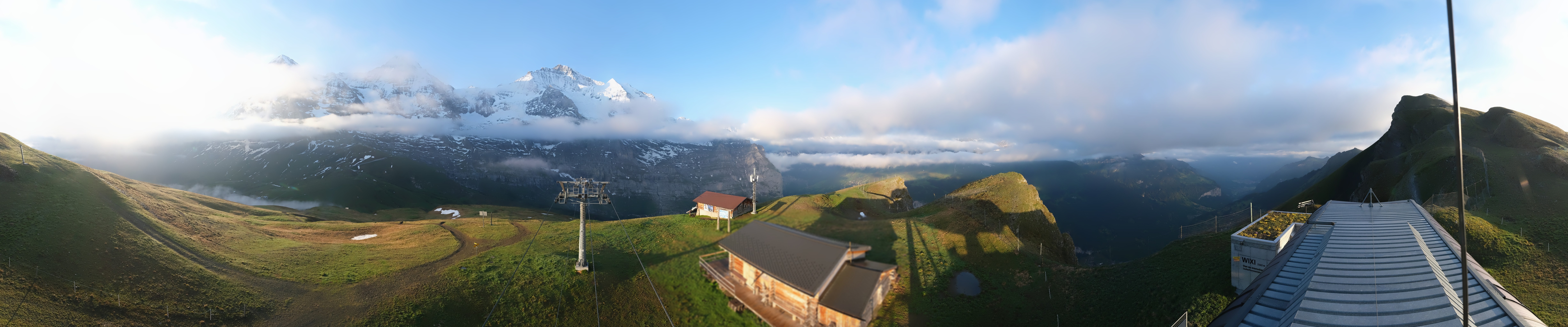Archiv Foto Webcam Kleine Scheidegg-Lauberhorn, Grindelwald