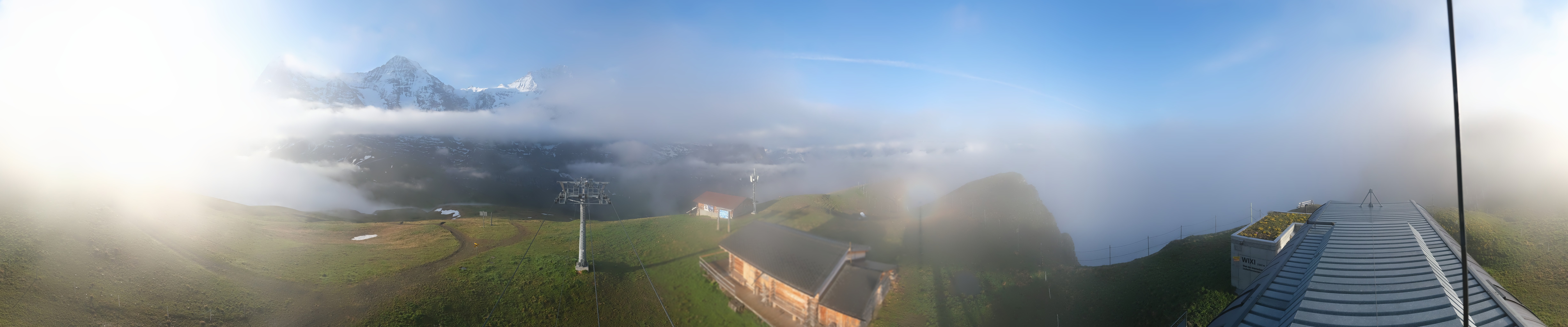 Archiv Foto Webcam Kleine Scheidegg-Lauberhorn, Grindelwald