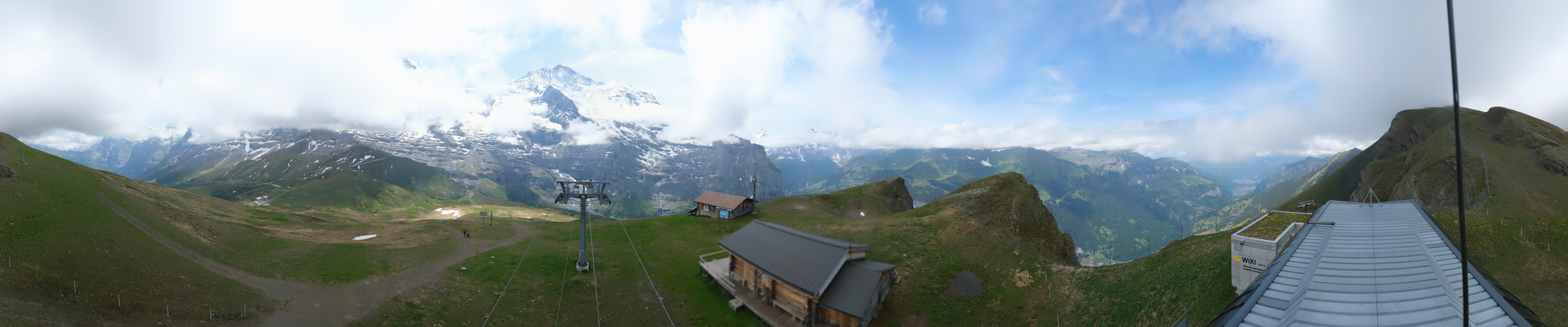Archiv Foto Webcam Kleine Scheidegg-Lauberhorn, Grindelwald