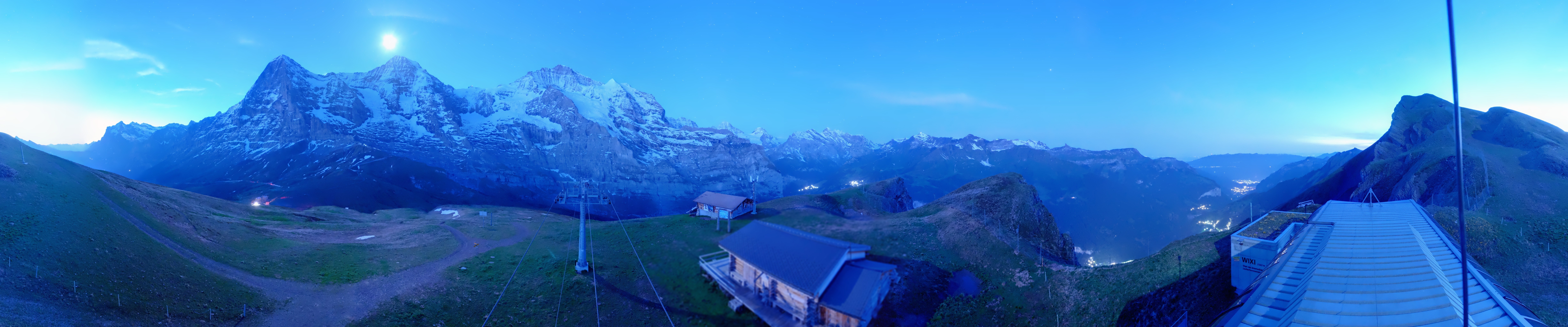 Archived image Webcam Top Station Lauberhorn, Grindelwald
