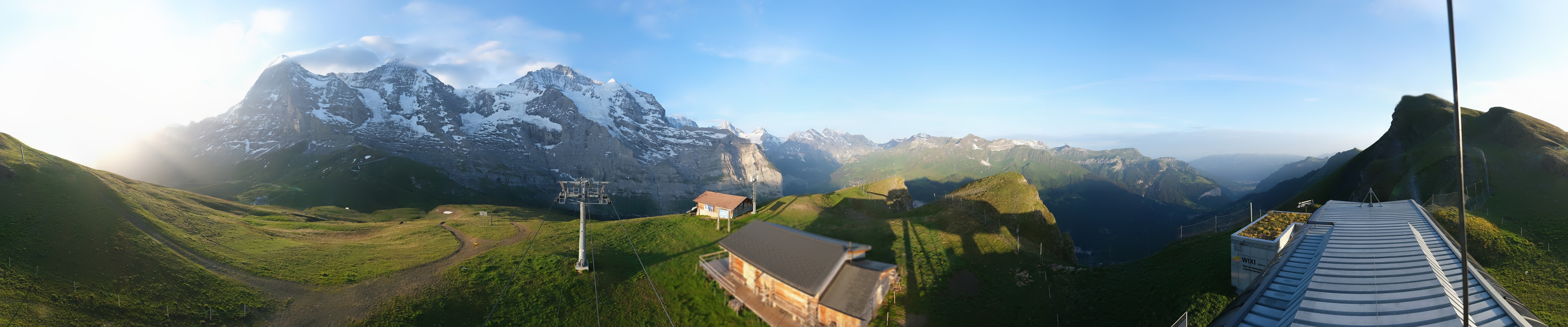 Archived image Webcam Top Station Lauberhorn, Grindelwald