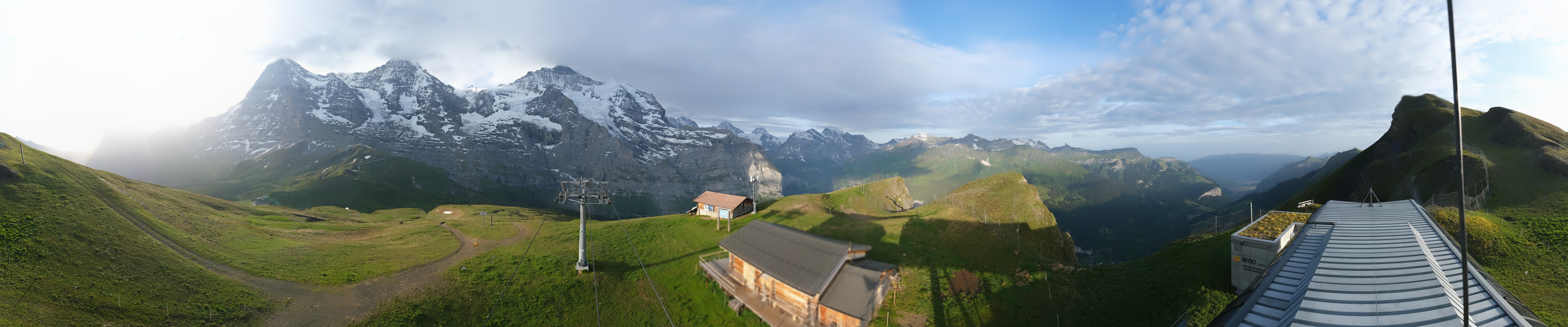 Archived image Webcam Top Station Lauberhorn, Grindelwald