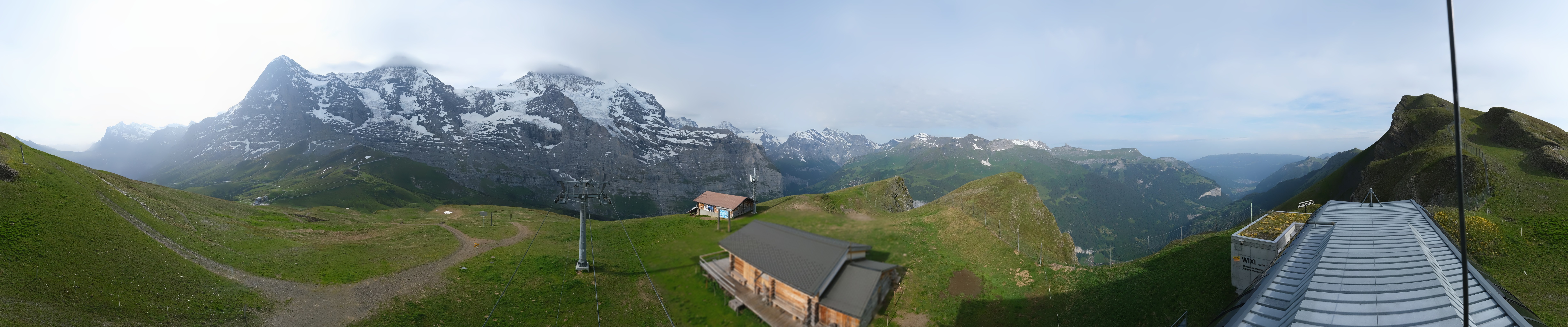 Archived image Webcam Top Station Lauberhorn, Grindelwald