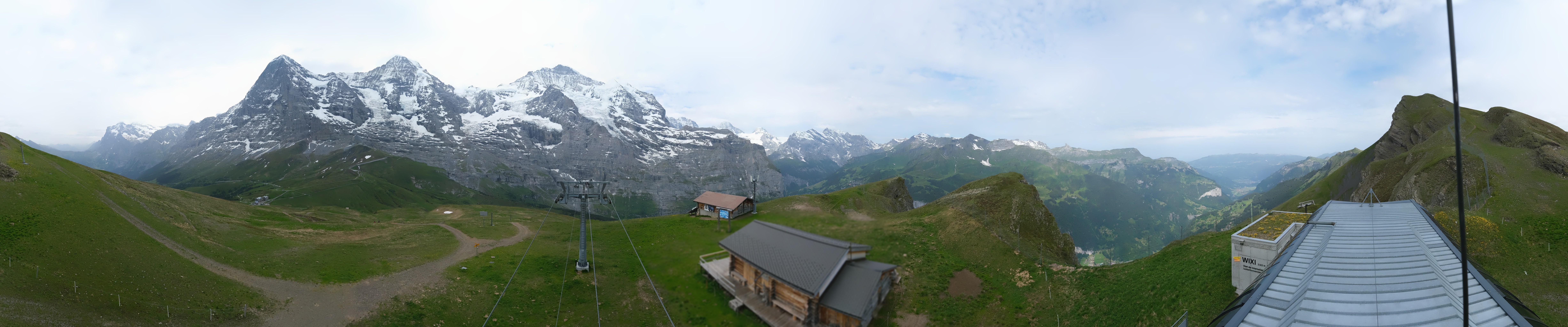 Archived image Webcam Top Station Lauberhorn, Grindelwald