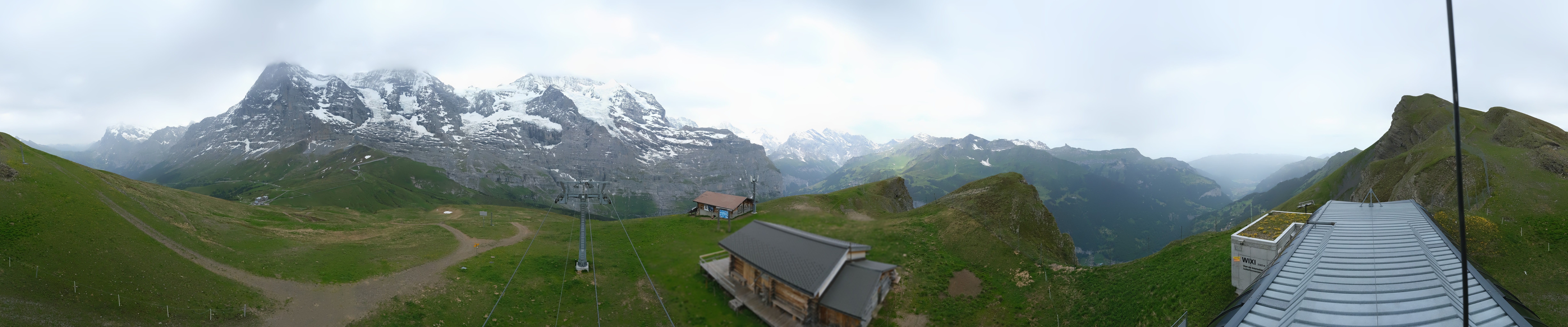 Archived image Webcam Top Station Lauberhorn, Grindelwald