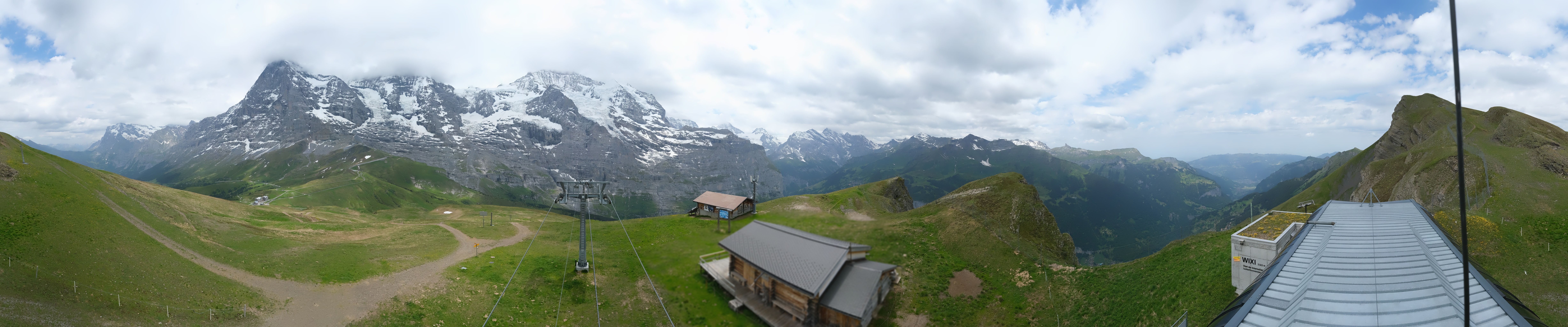 Archived image Webcam Top Station Lauberhorn, Grindelwald
