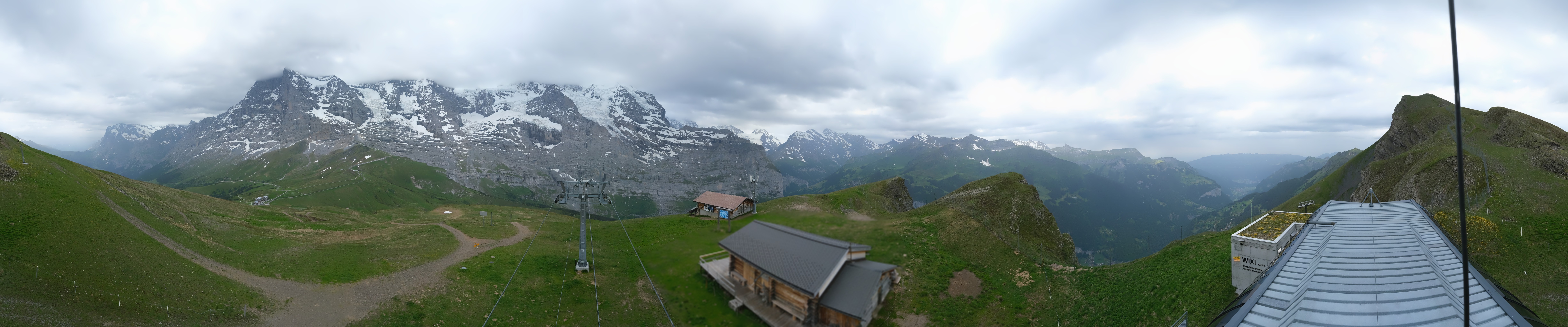 Archiv Foto Webcam Kleine Scheidegg-Lauberhorn, Grindelwald