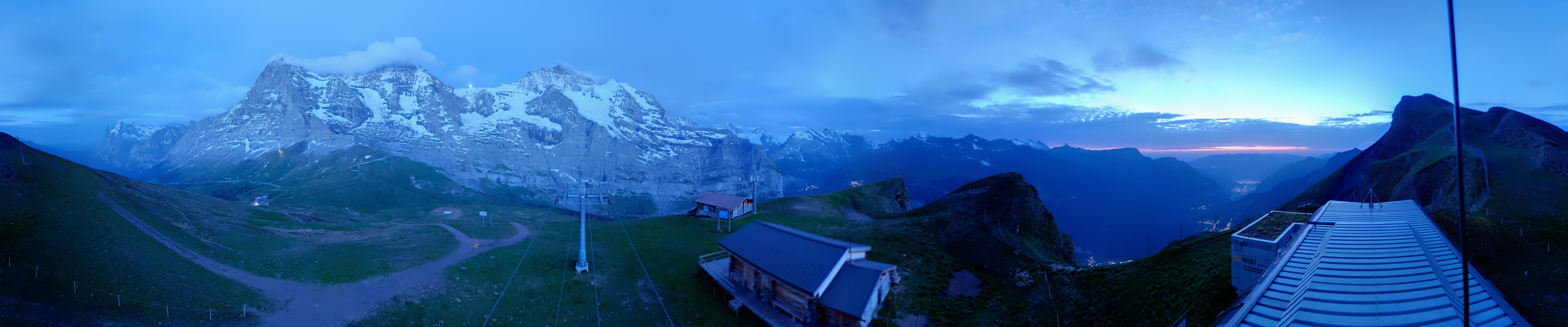 Archiv Foto Webcam Kleine Scheidegg-Lauberhorn, Grindelwald