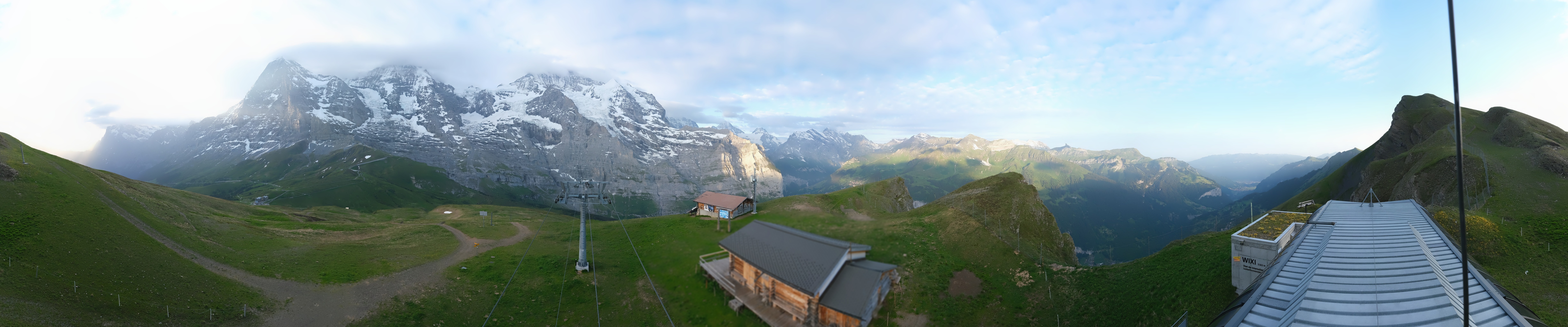 Archiv Foto Webcam Kleine Scheidegg-Lauberhorn, Grindelwald