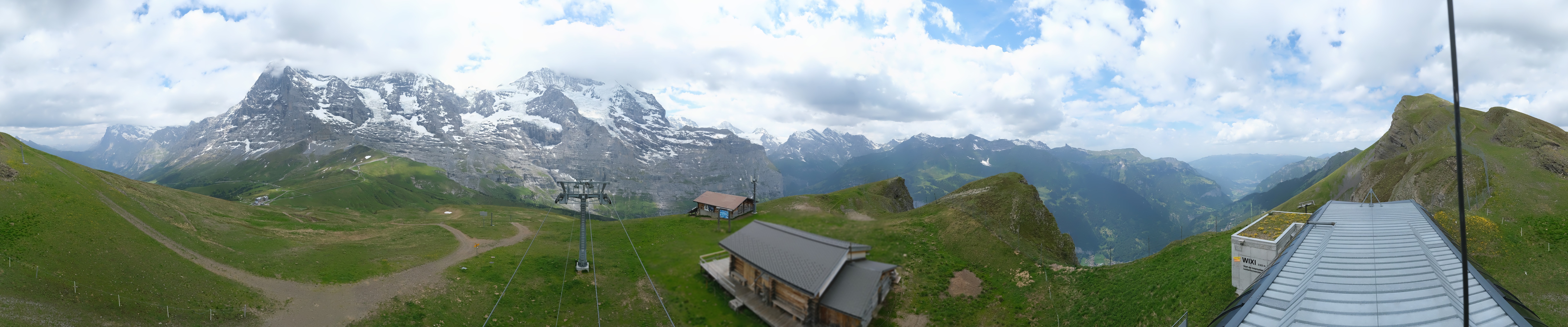 Archiv Foto Webcam Kleine Scheidegg-Lauberhorn, Grindelwald