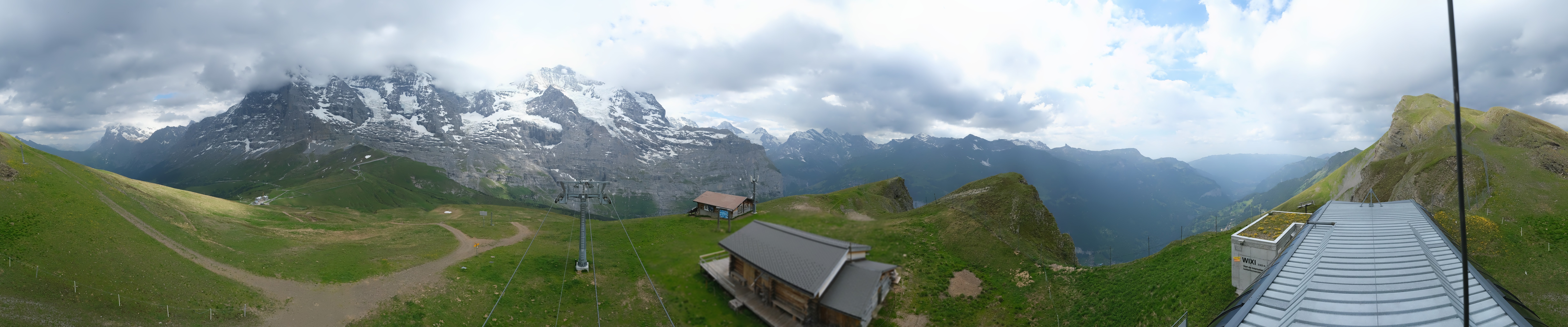 Archived image Webcam Top Station Lauberhorn, Grindelwald
