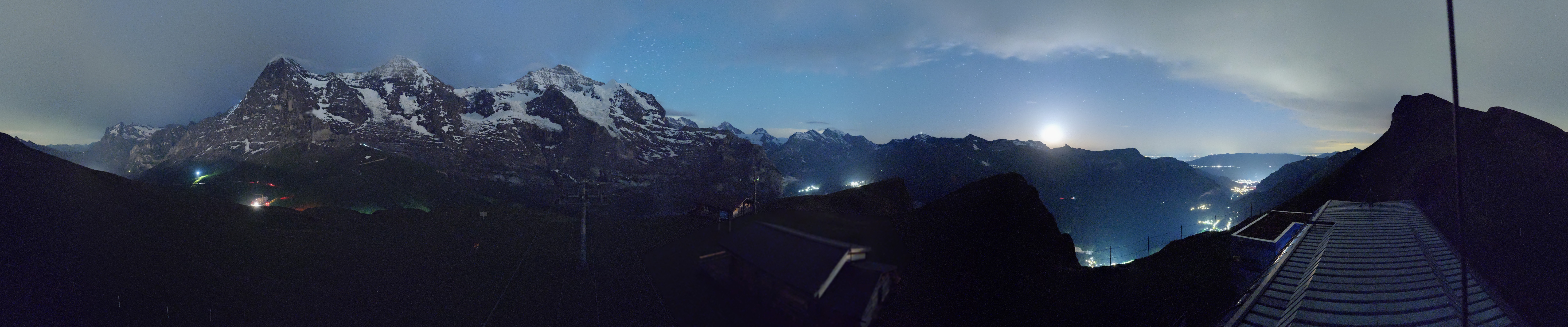 Archiv Foto Webcam Kleine Scheidegg-Lauberhorn, Grindelwald