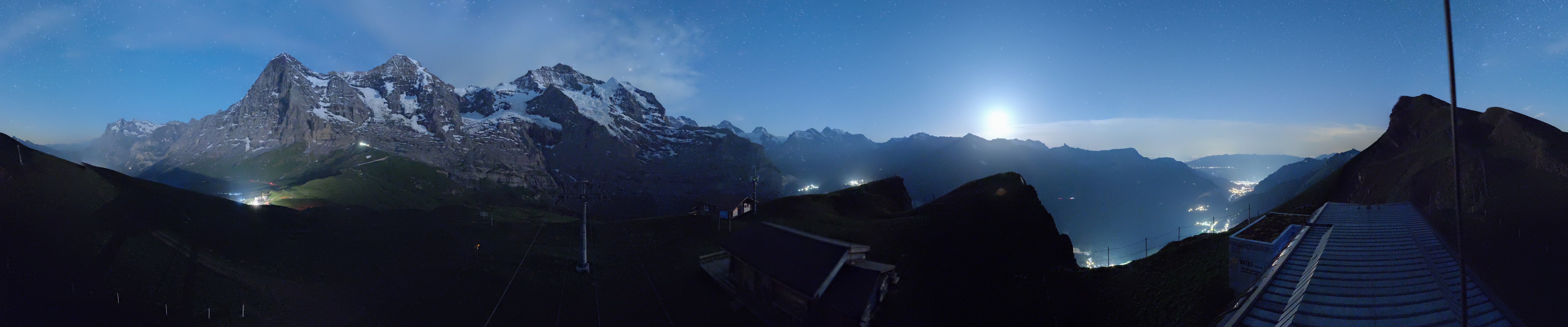 Archiv Foto Webcam Kleine Scheidegg-Lauberhorn, Grindelwald