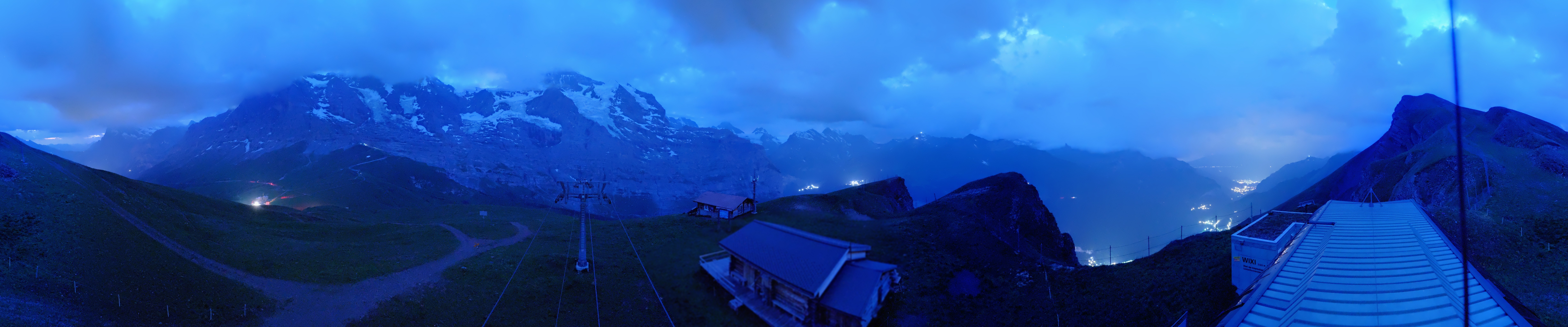 Archiv Foto Webcam Kleine Scheidegg-Lauberhorn, Grindelwald