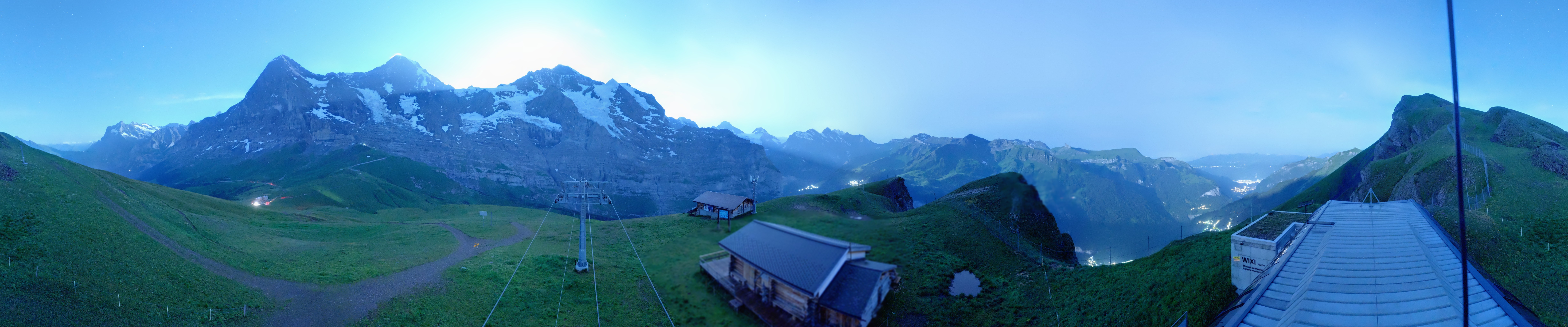 Archived image Webcam Top Station Lauberhorn, Grindelwald