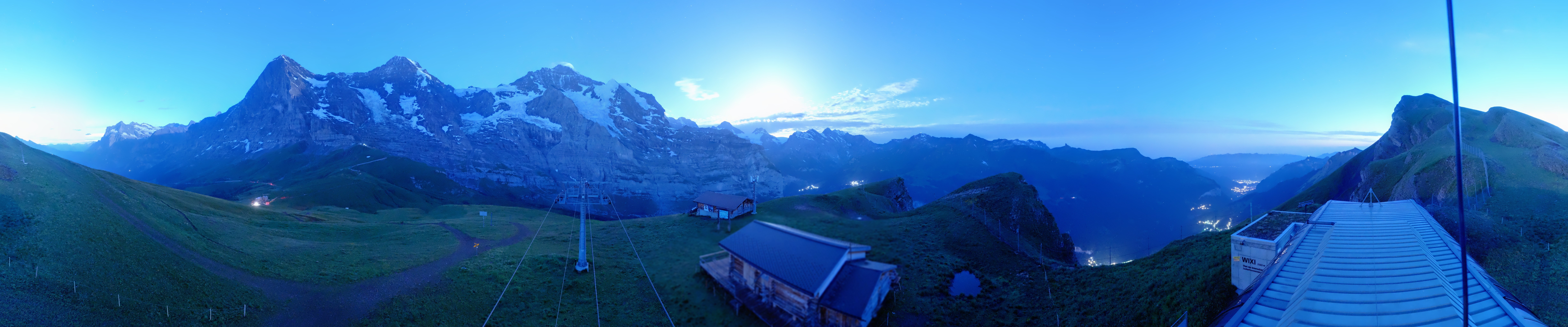 Archived image Webcam Top Station Lauberhorn, Grindelwald
