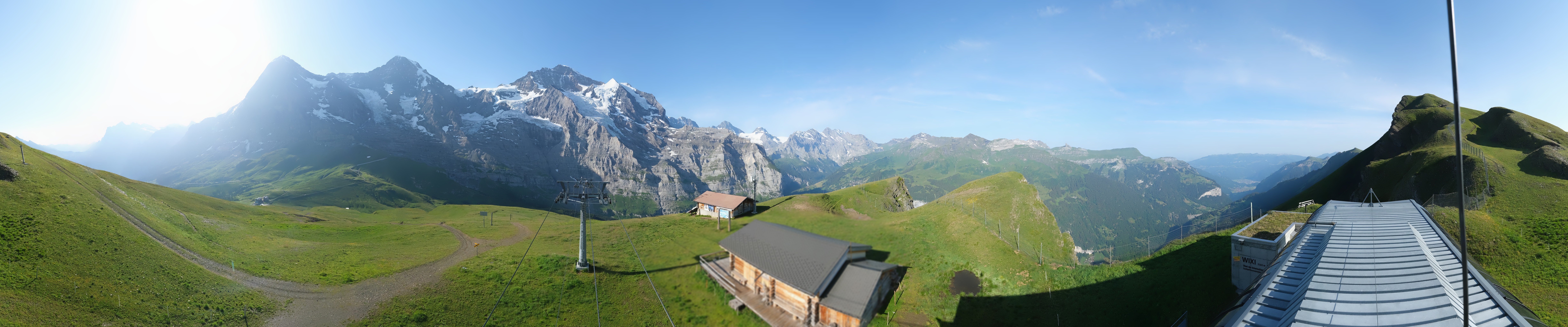 Archived image Webcam Top Station Lauberhorn, Grindelwald