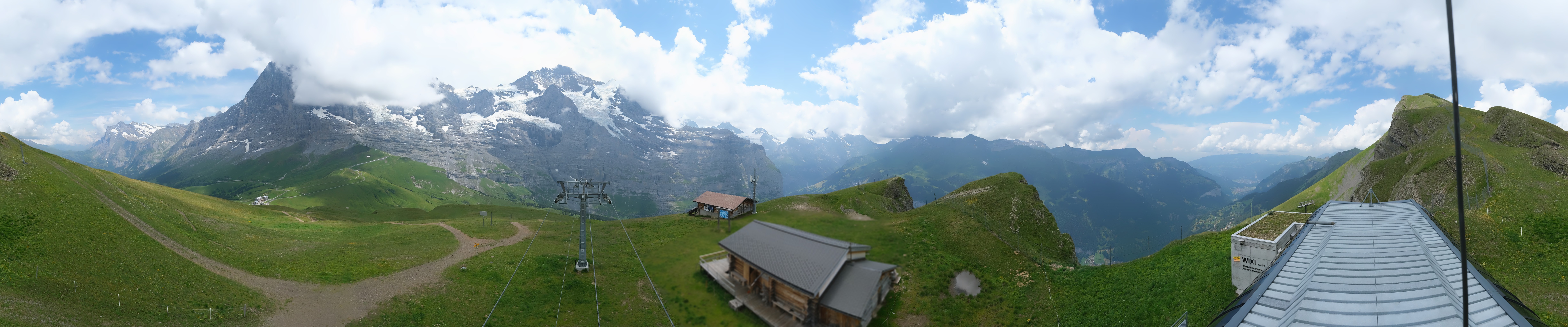 Archived image Webcam Top Station Lauberhorn, Grindelwald