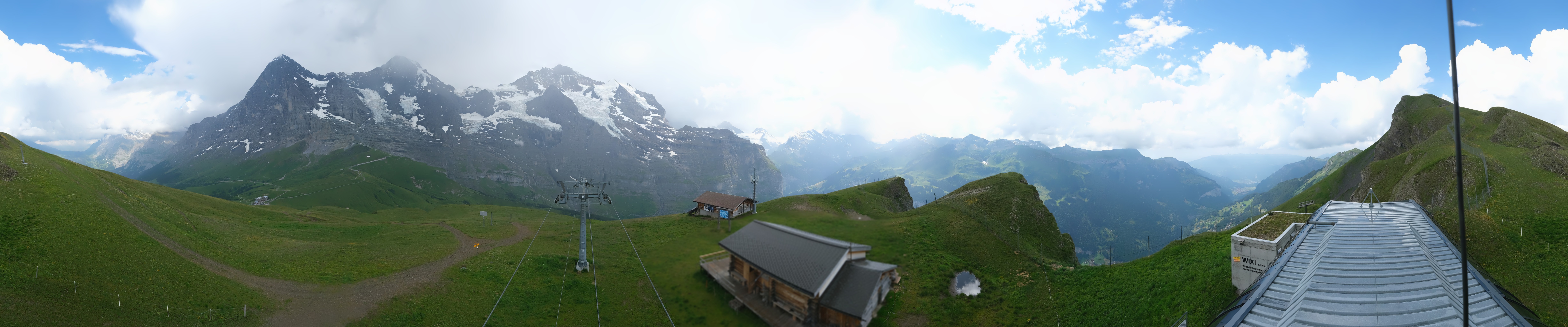 Archived image Webcam Top Station Lauberhorn, Grindelwald