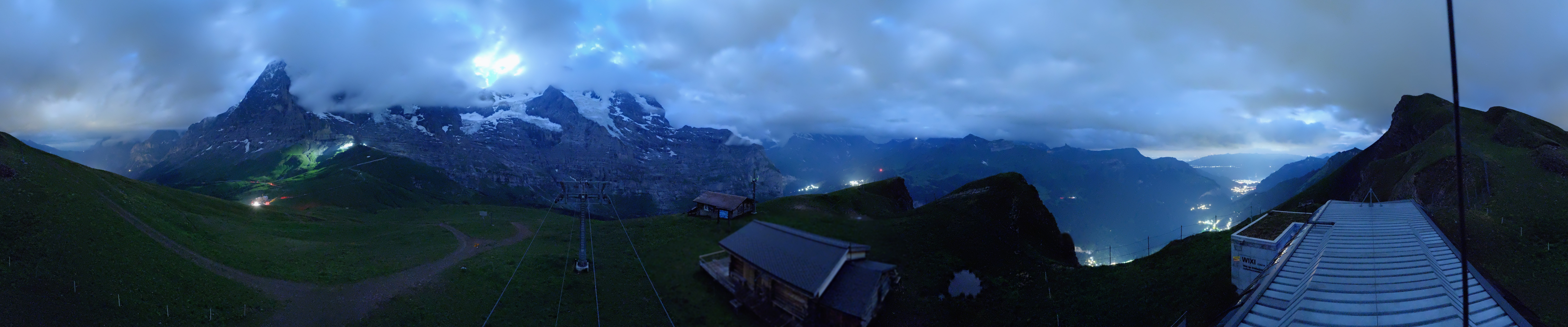 Archiv Foto Webcam Kleine Scheidegg-Lauberhorn, Grindelwald