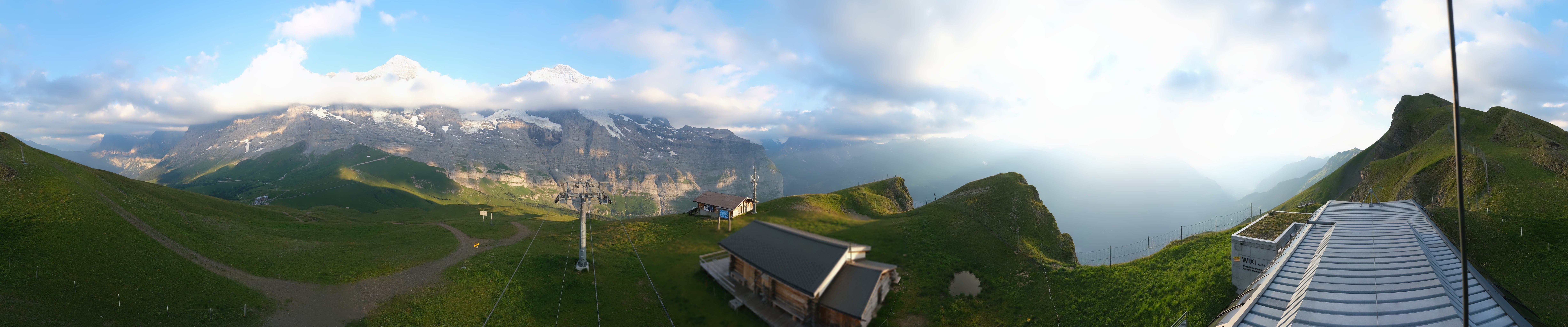Archiv Foto Webcam Kleine Scheidegg-Lauberhorn, Grindelwald