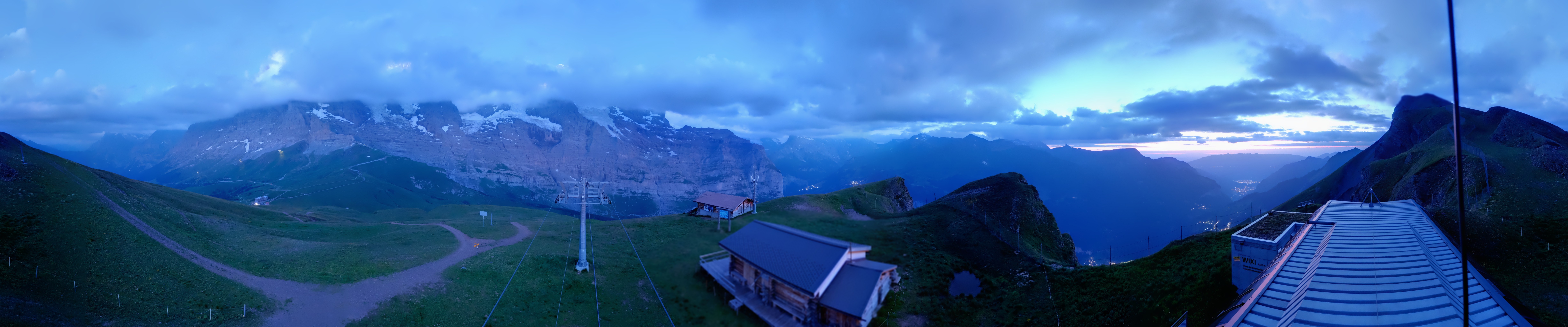 Archiv Foto Webcam Kleine Scheidegg-Lauberhorn, Grindelwald