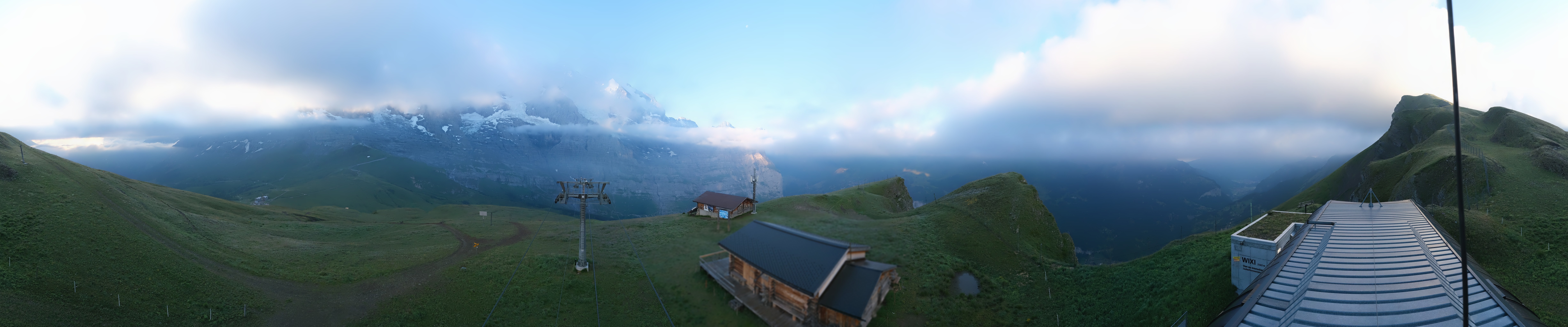 Archiv Foto Webcam Kleine Scheidegg-Lauberhorn, Grindelwald