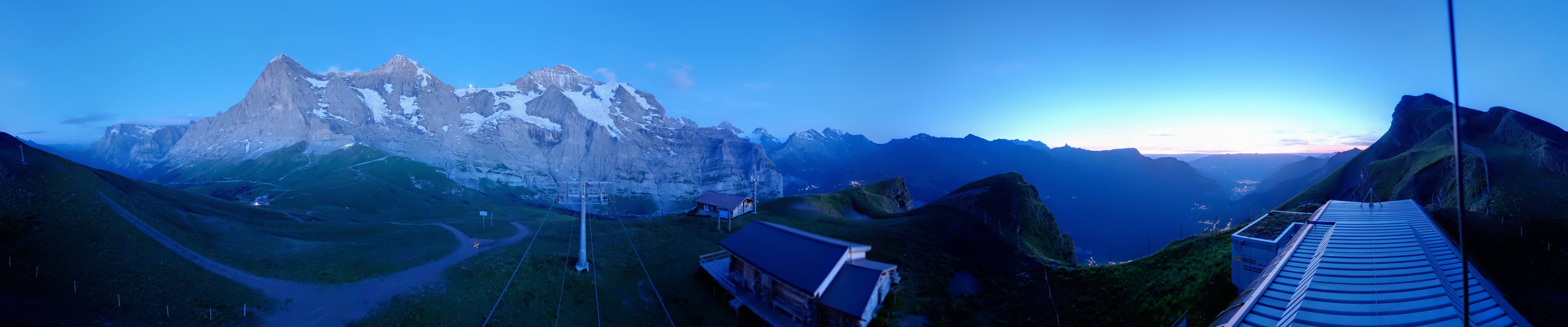 Archiv Foto Webcam Kleine Scheidegg-Lauberhorn, Grindelwald