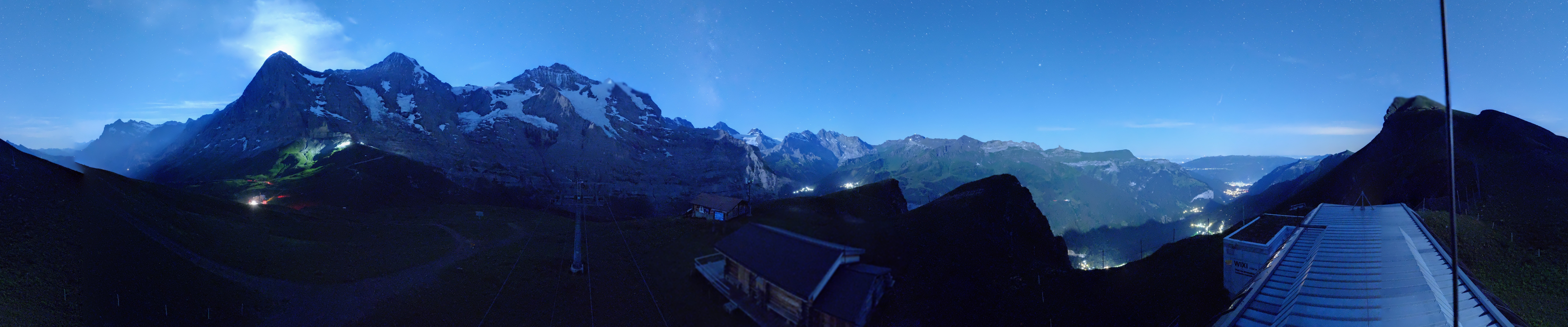 Archived image Webcam Top Station Lauberhorn, Grindelwald