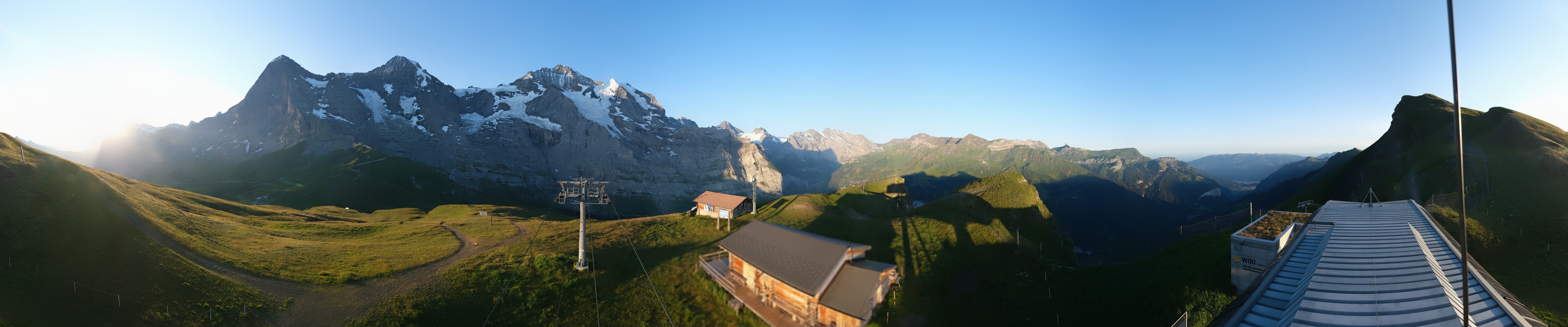 Archived image Webcam Top Station Lauberhorn, Grindelwald