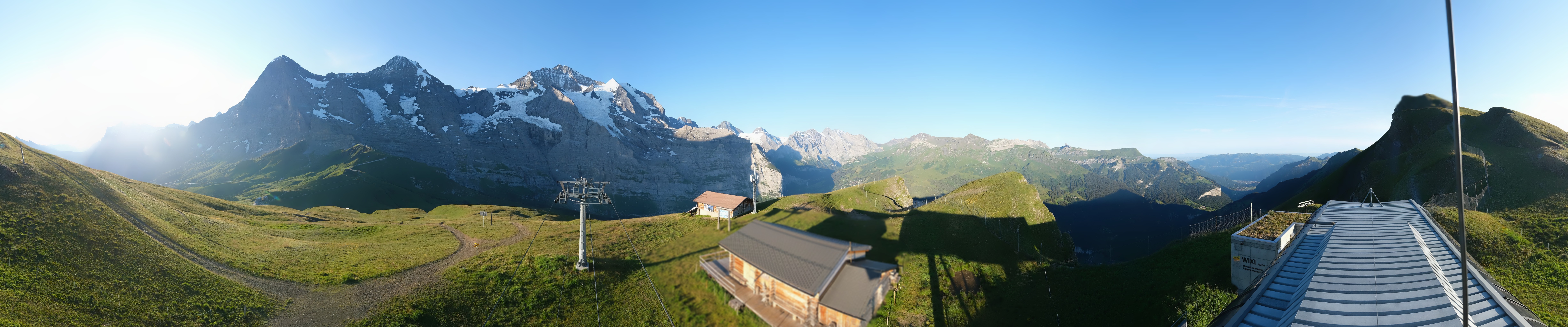 Archived image Webcam Top Station Lauberhorn, Grindelwald