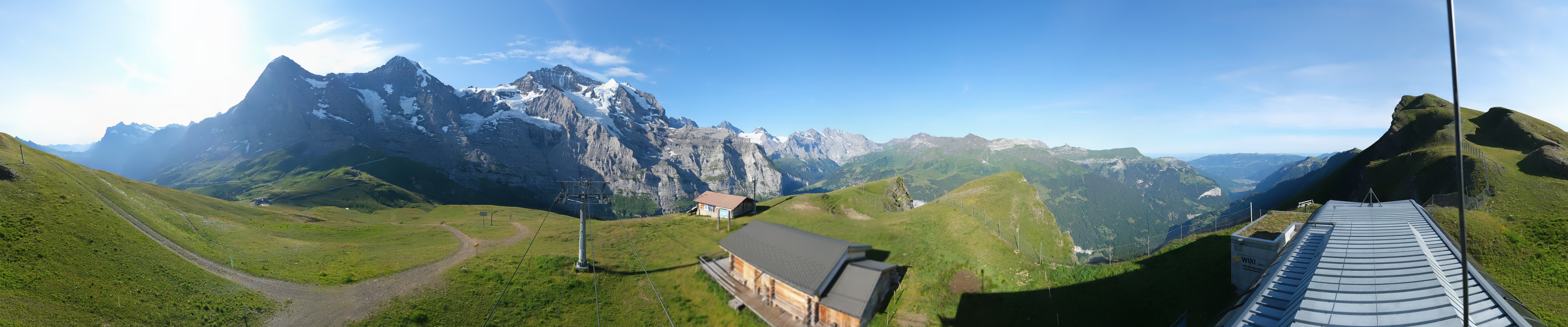 Archived image Webcam Top Station Lauberhorn, Grindelwald