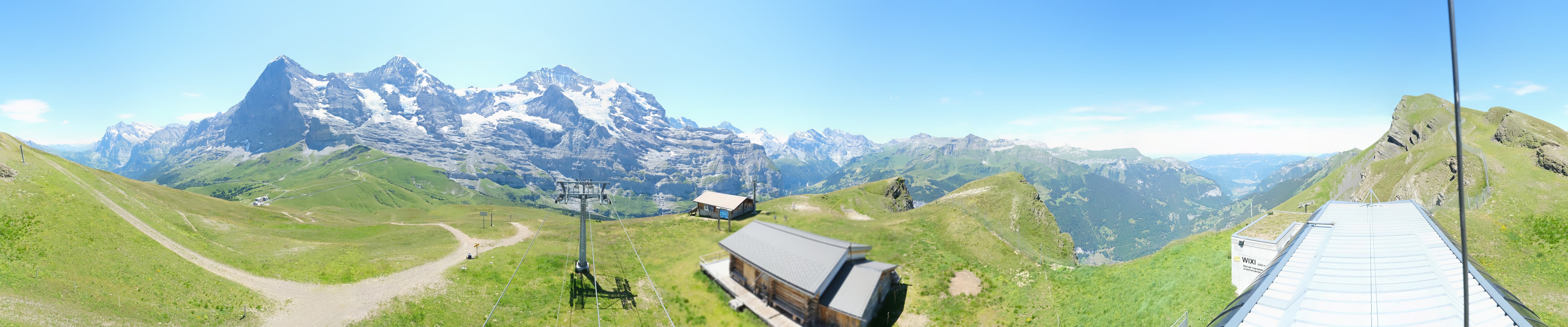 Archived image Webcam Top Station Lauberhorn, Grindelwald