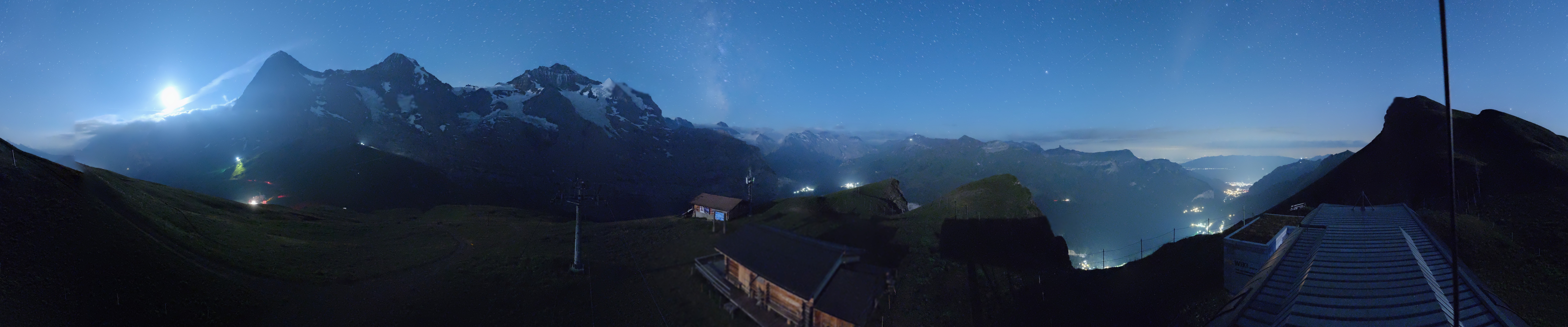Archiv Foto Webcam Kleine Scheidegg-Lauberhorn, Grindelwald