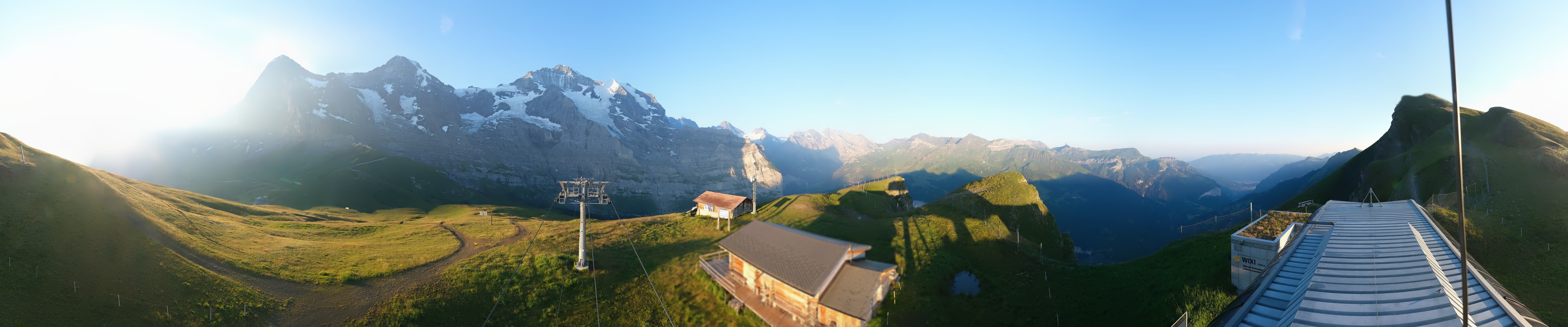 Archived image Webcam Top Station Lauberhorn, Grindelwald