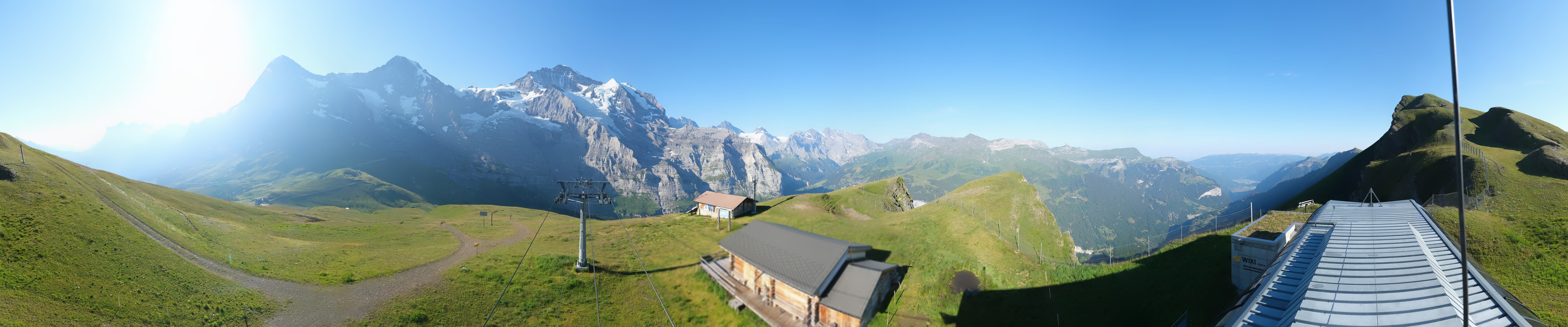 Archived image Webcam Top Station Lauberhorn, Grindelwald