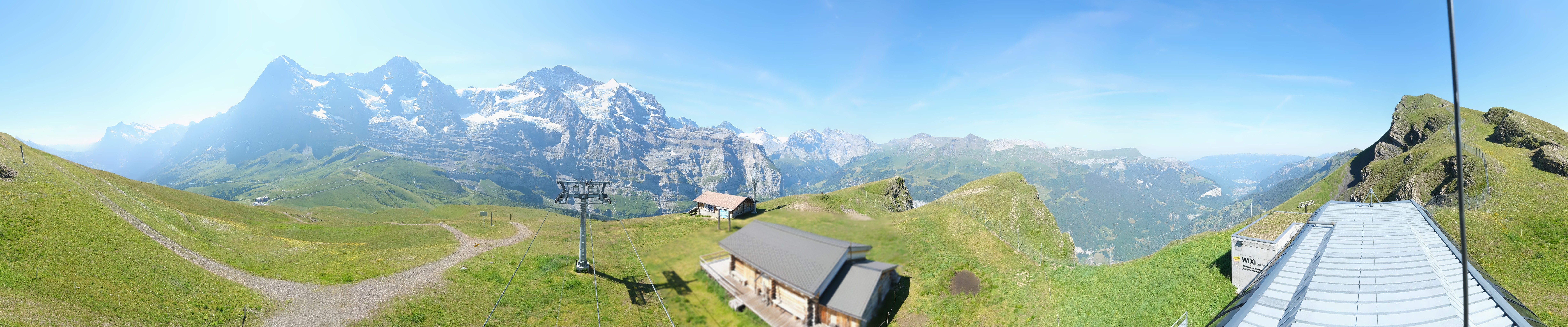 Archived image Webcam Top Station Lauberhorn, Grindelwald