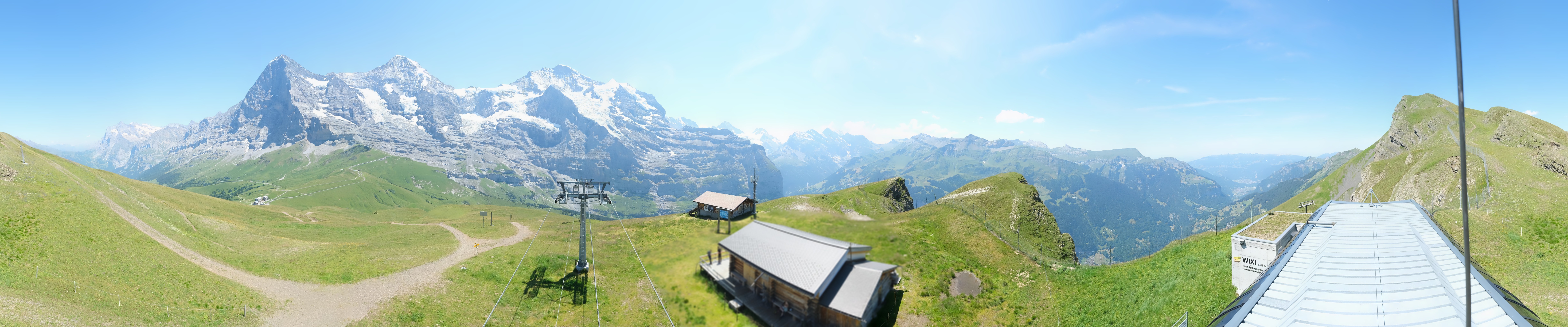 Archived image Webcam Top Station Lauberhorn, Grindelwald