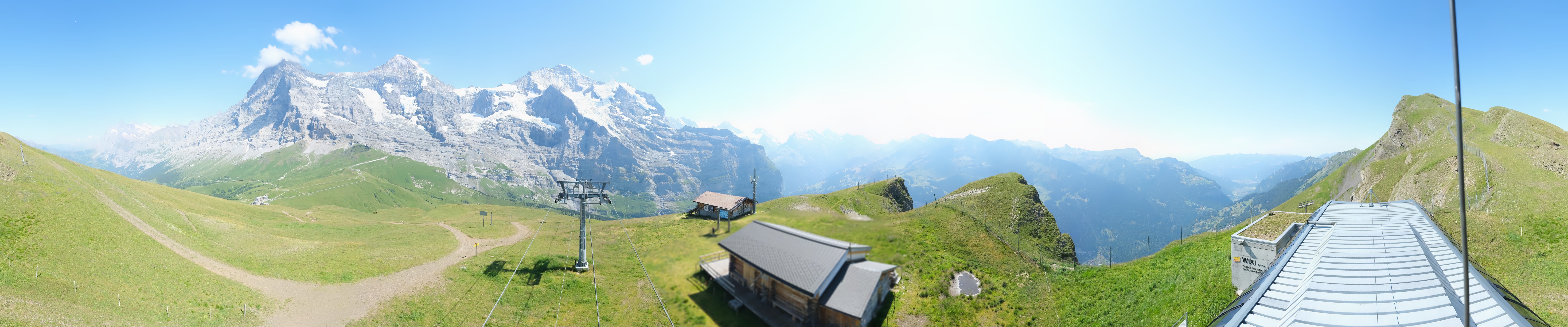 Archived image Webcam Top Station Lauberhorn, Grindelwald