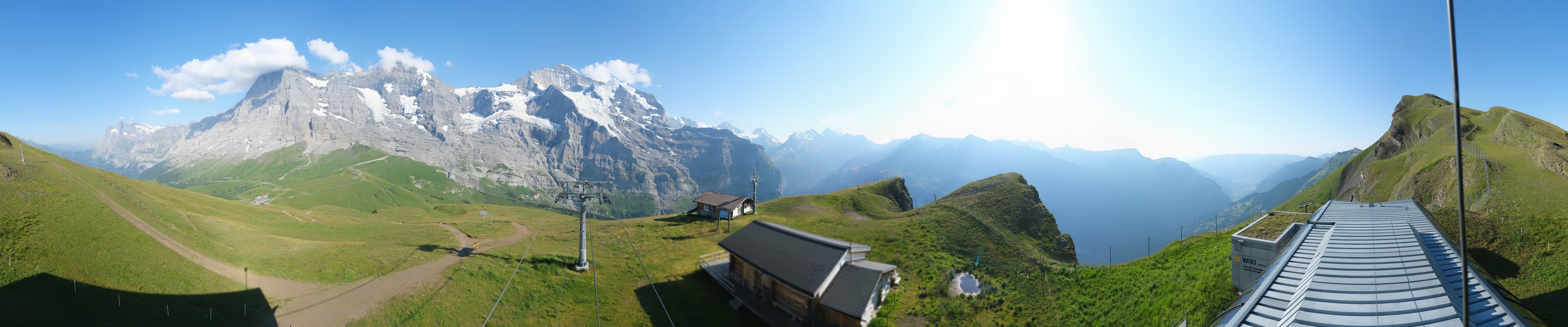 Archived image Webcam Top Station Lauberhorn, Grindelwald