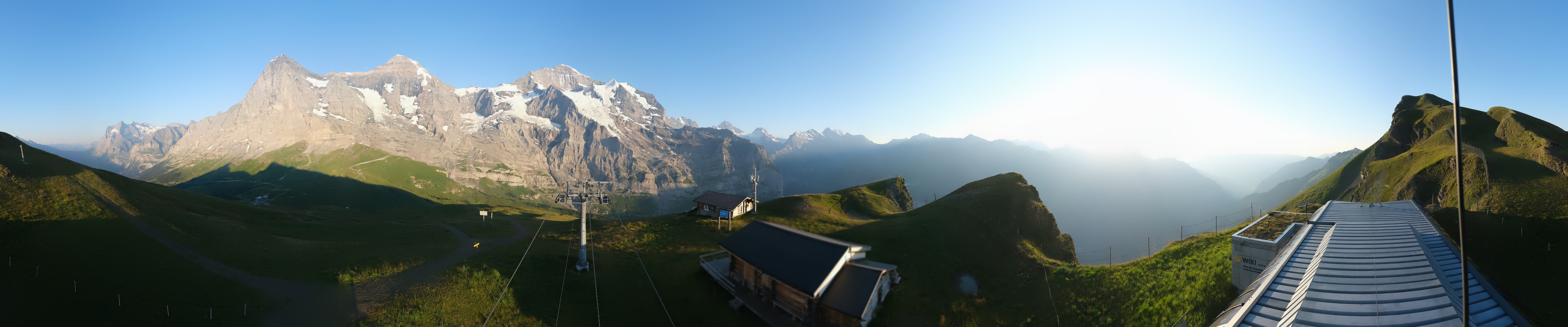 Archived image Webcam Top Station Lauberhorn, Grindelwald