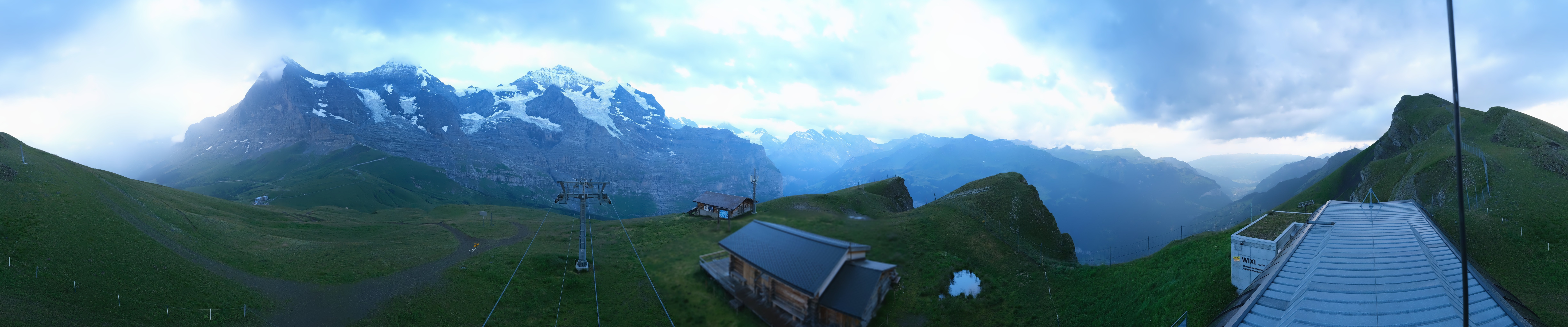 Archived image Webcam Top Station Lauberhorn, Grindelwald