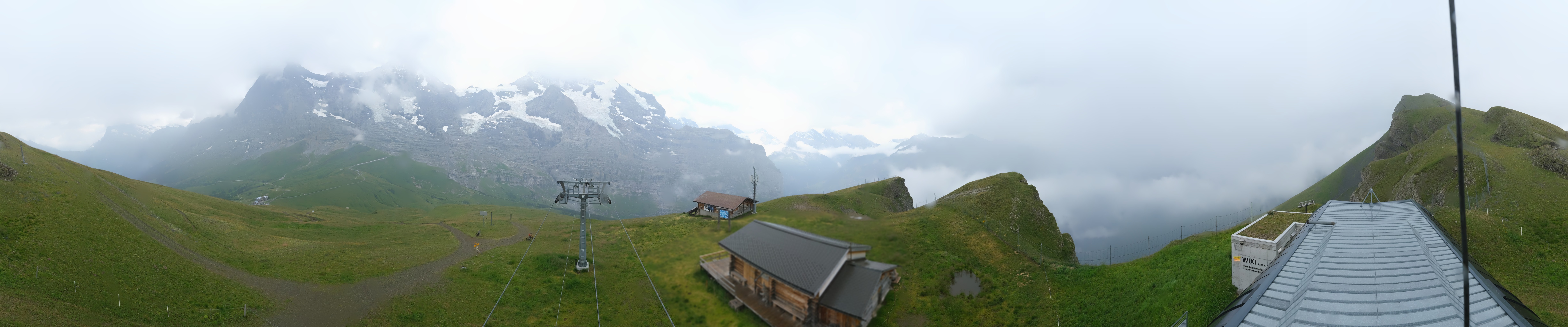 Archived image Webcam Top Station Lauberhorn, Grindelwald