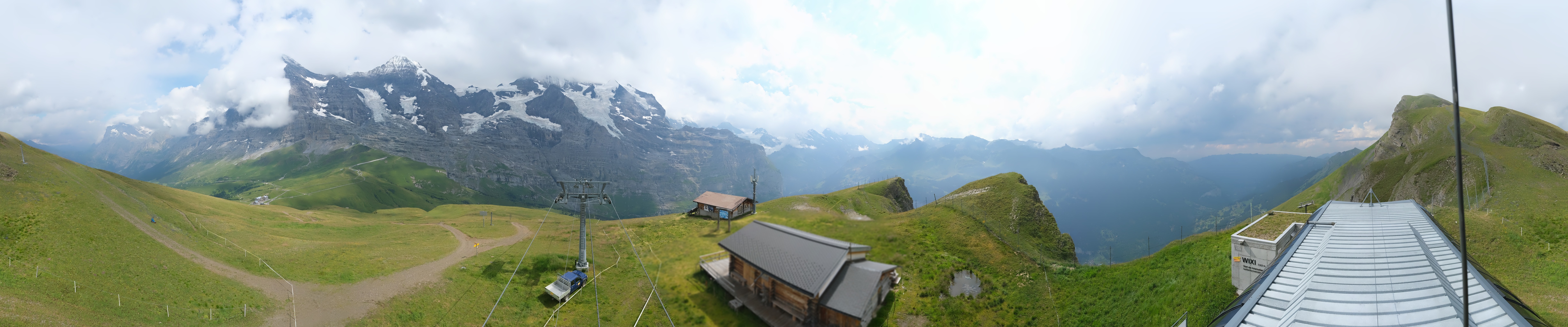 Archived image Webcam Top Station Lauberhorn, Grindelwald