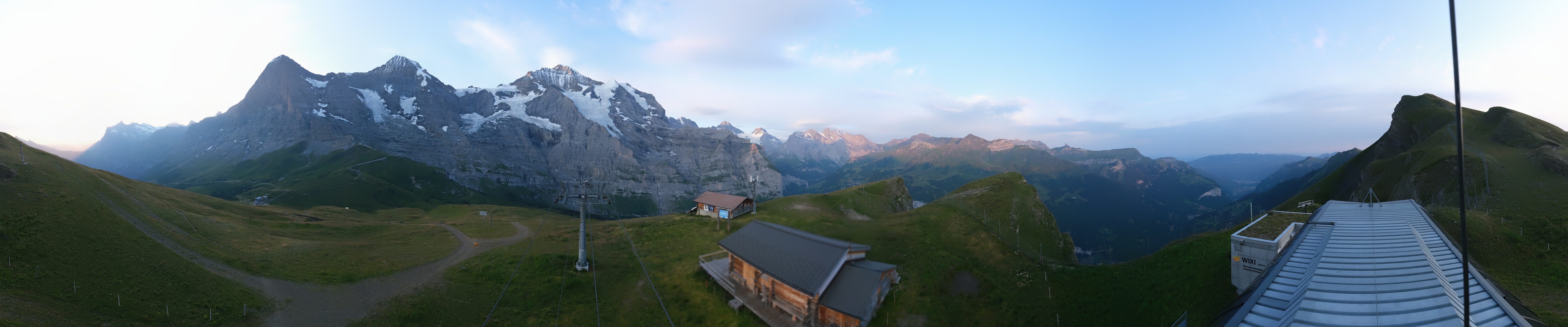 Archived image Webcam Top Station Lauberhorn, Grindelwald