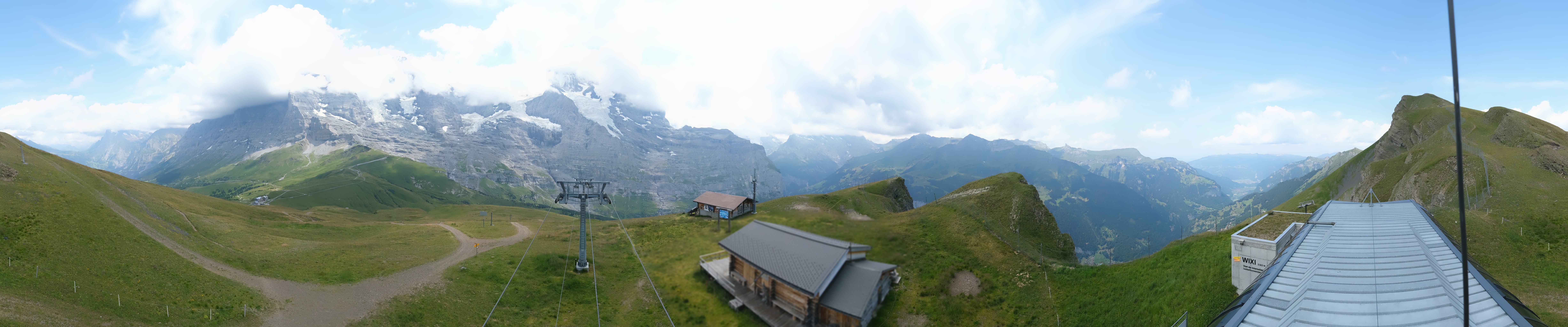 Archived image Webcam Top Station Lauberhorn, Grindelwald