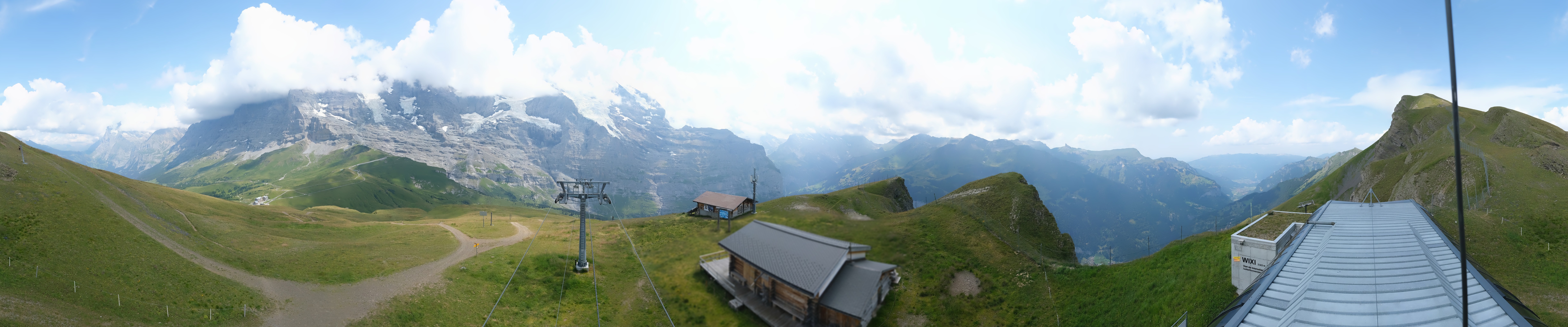 Archived image Webcam Top Station Lauberhorn, Grindelwald