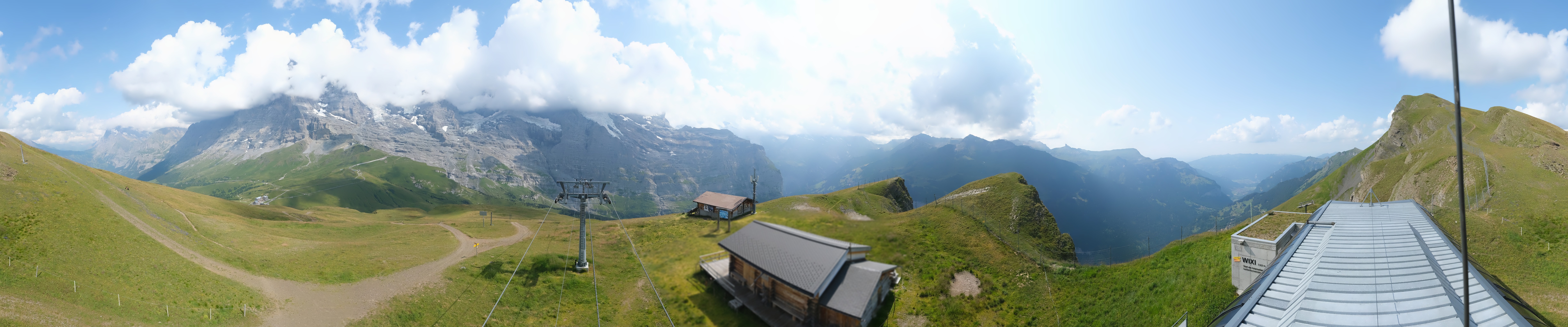 Archived image Webcam Top Station Lauberhorn, Grindelwald